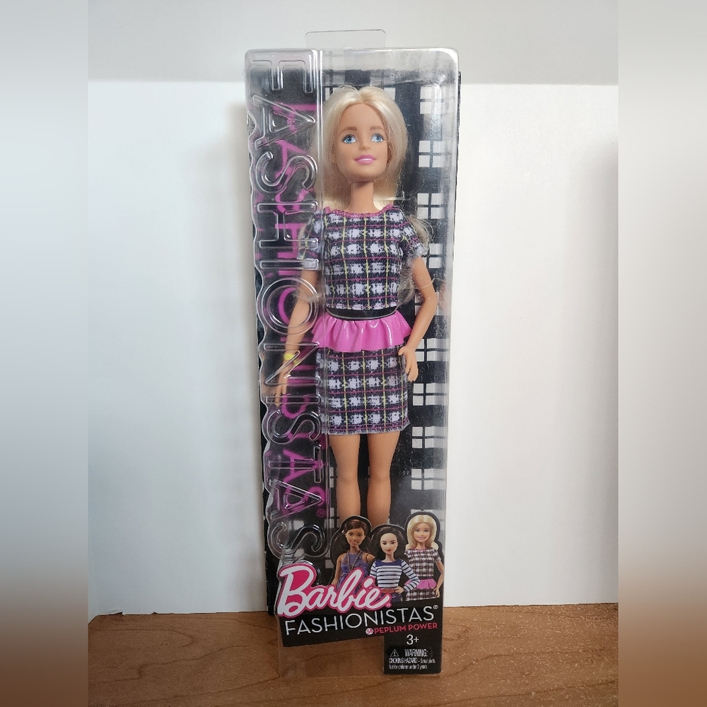 Barbie Fashionista 58 Peplum Power NIB retired discontinued